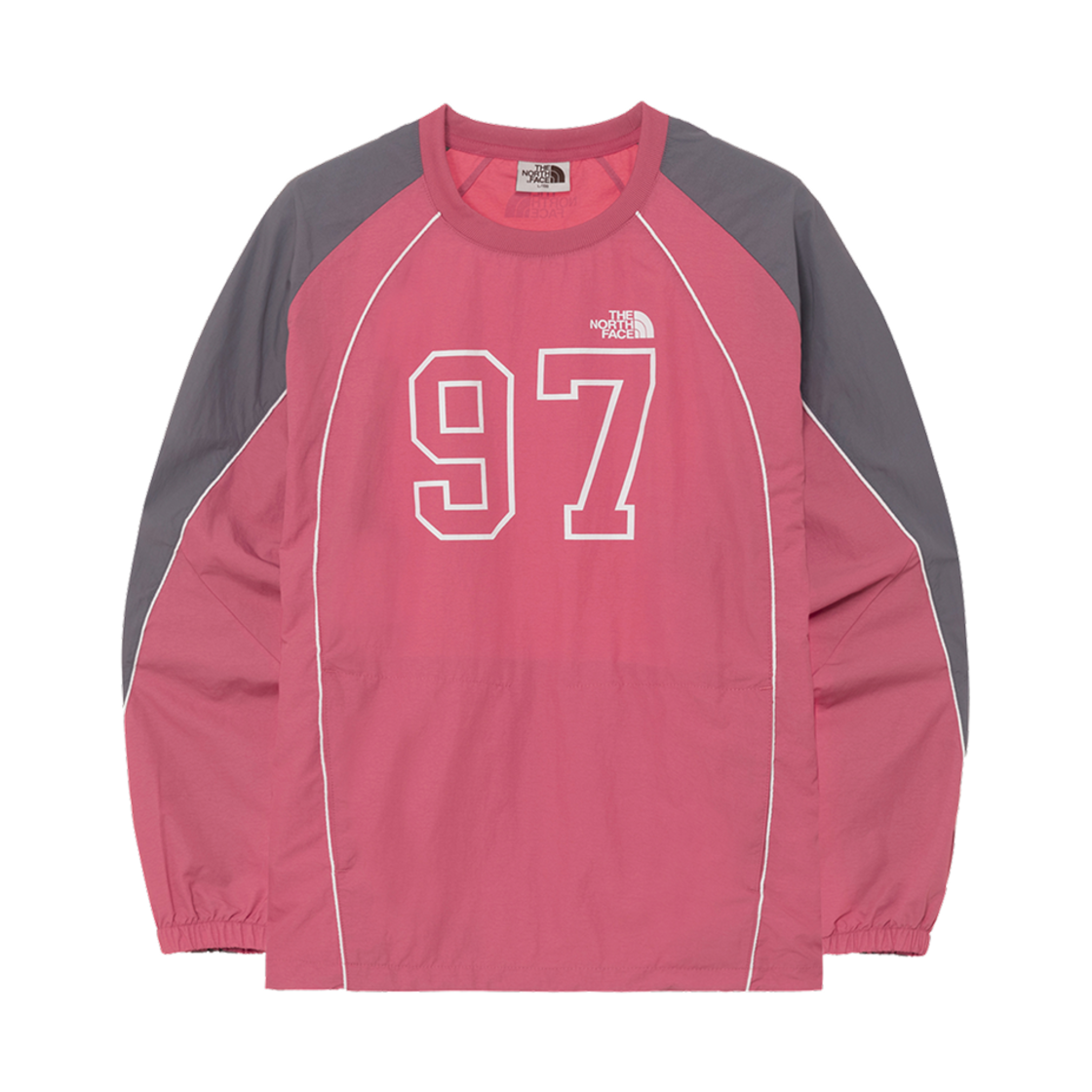 ★★THE NORTH FACE★★ WHITE LABEL KICKFLEX CREWNECK ROSE PI 노스페이스 화이트 라벨 킥플렉스 크루넥 스웨트셔츠 로즈 핑크