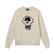 Stussy Skull Sweater Natural