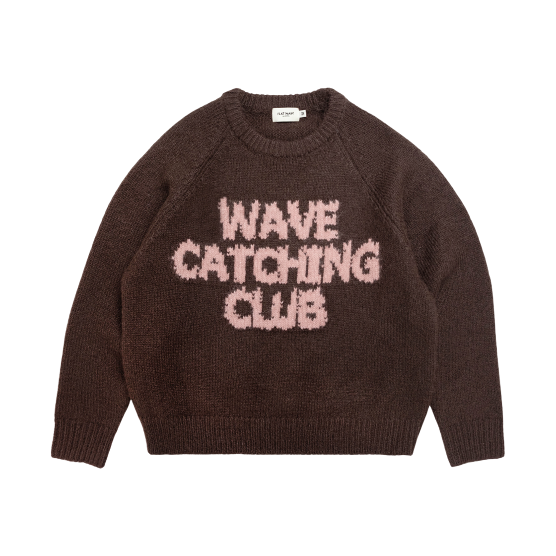 플랫웨이브 니세 라운드 니트 브라운