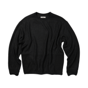 ETCE Pannel Crew Neck Knit Black