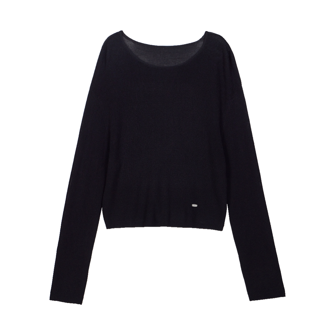 FB2KP1850FBK Fielders See-Through Loose Fit Knit Black