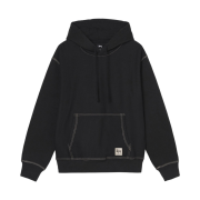 Stussy Contrast Stitch Label Hoodie Black