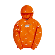 Nike x Kith New York Knicks AOP Hoodie Orange