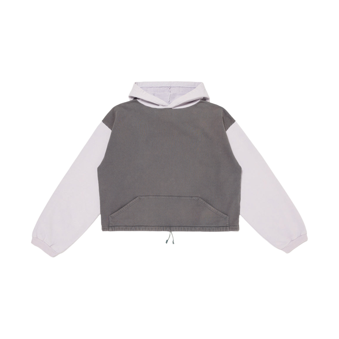 CP09CS002 Cactus Plant Flea Market Boxy Hooded Sweatshirt Gray