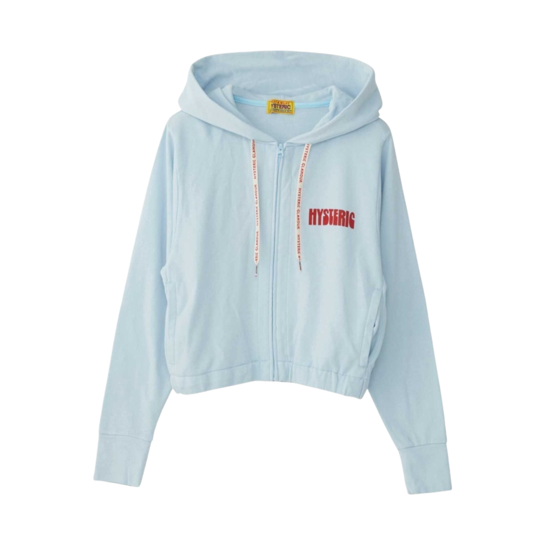 (W) 히스테릭 글래머 히스테릭 바나나 숏 후드 블루((W) Hysteric Glamour Hysteric Banana Short Hoodie Blue) - 2