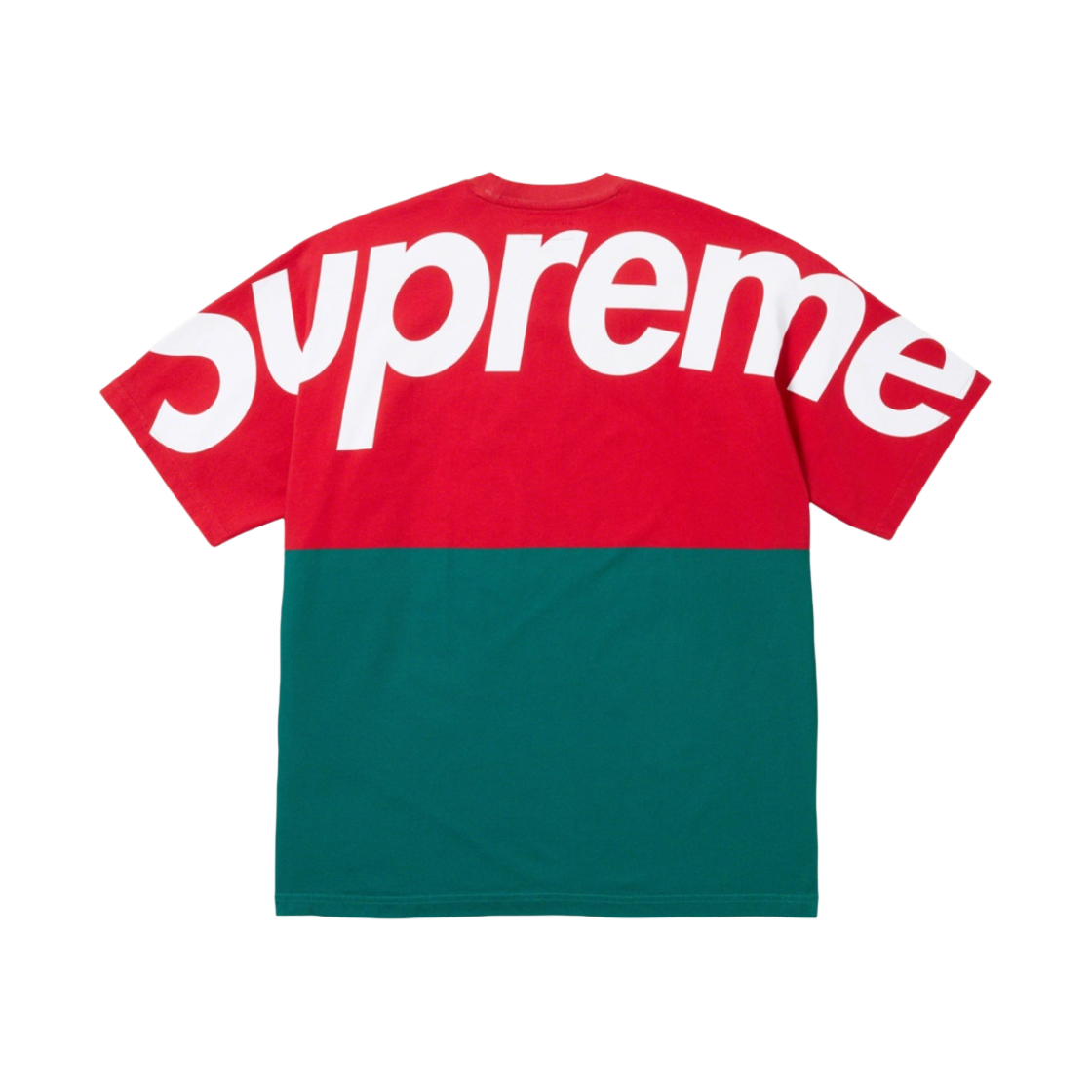 슈프림 스플릿 숏슬리브 탑 레드 - 23FW(Supreme Split S/S Top Red - 23FW) - 2