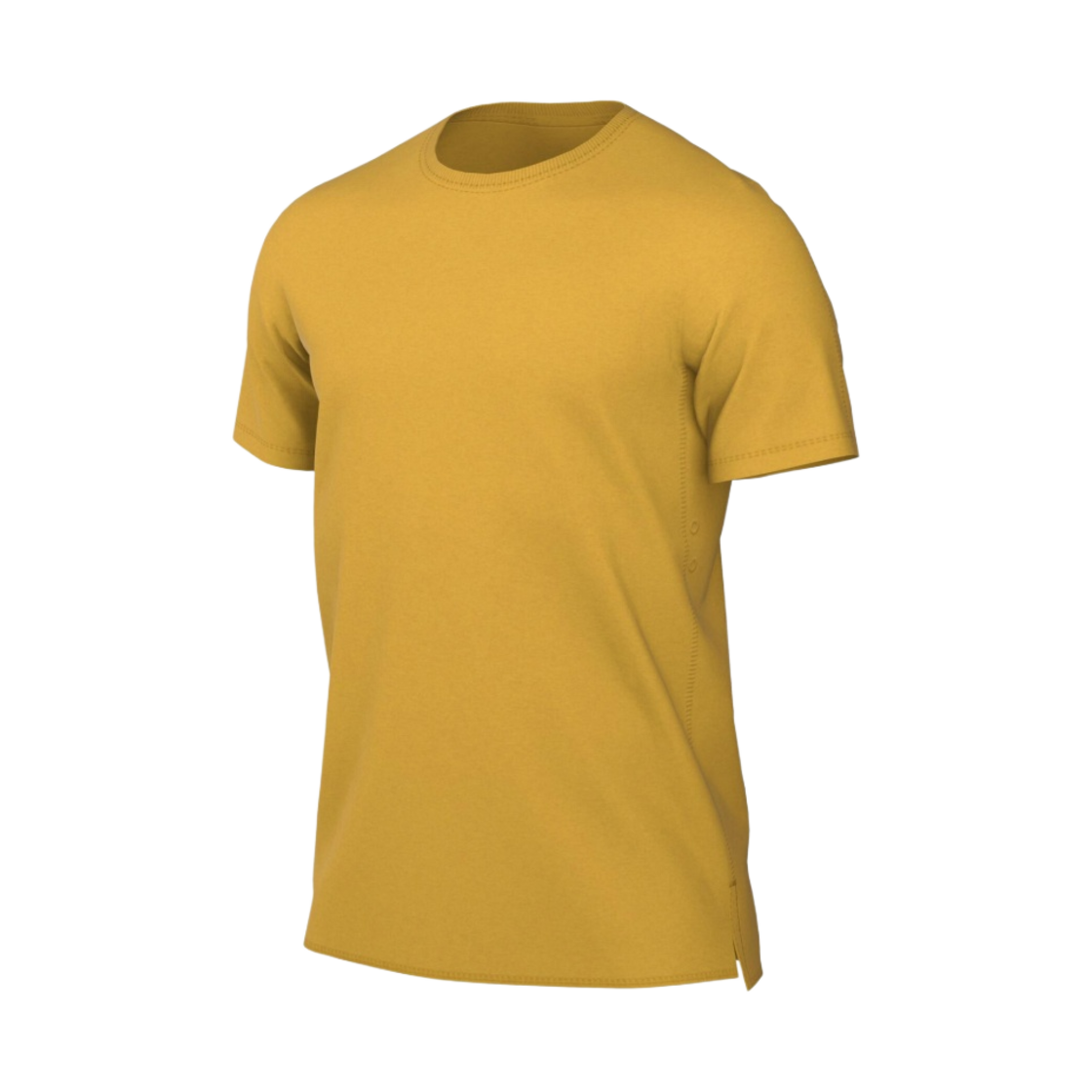 DM7826-752 Nike Yoga Dri-Fit Top Yellow Ochre - Asia