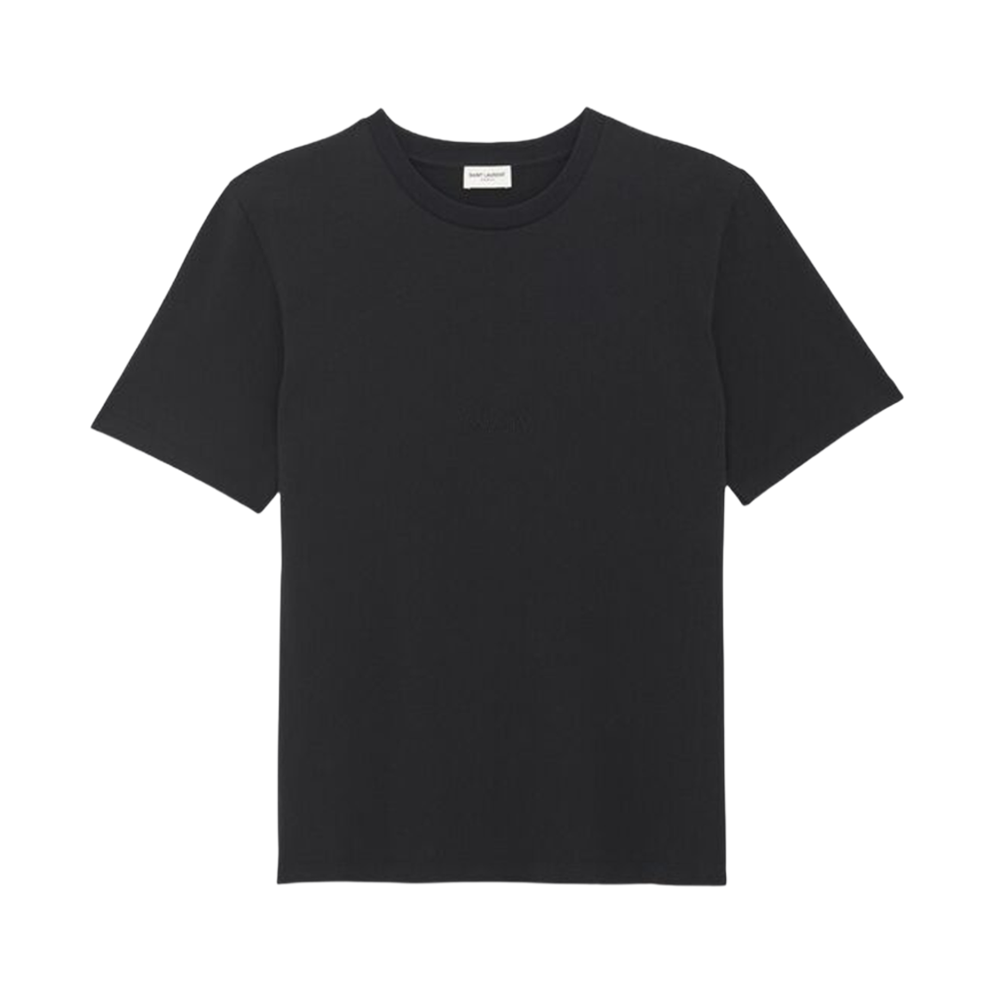 (W) 생로랑 생로랑 티셔츠 블랙((W) Saint Laurent T-Shirt Black)