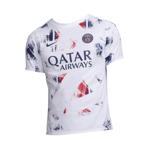 Nike Paris Saint-Germain Dri-Fit Academy Pro Away Free Match Short Sleeve Top White Midnight Navy - Asia