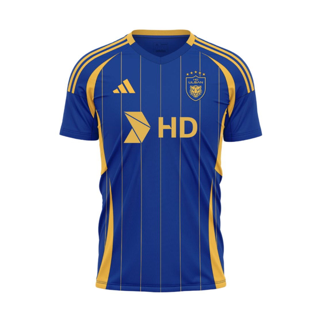아디다스 울산 HD 2025 홈 저지 블루 - KR 사이즈 (논 마킹 버전)(Adidas Ulsan HD Home Jersey 2025 Blue - KR Sizing (Non Marking Ver.)) - 1