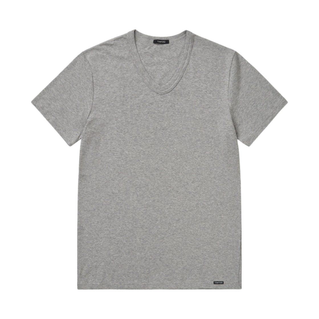 T4M09-1040-020 Tom Ford Cotton V-Neck Underwear T-Shirt Grey