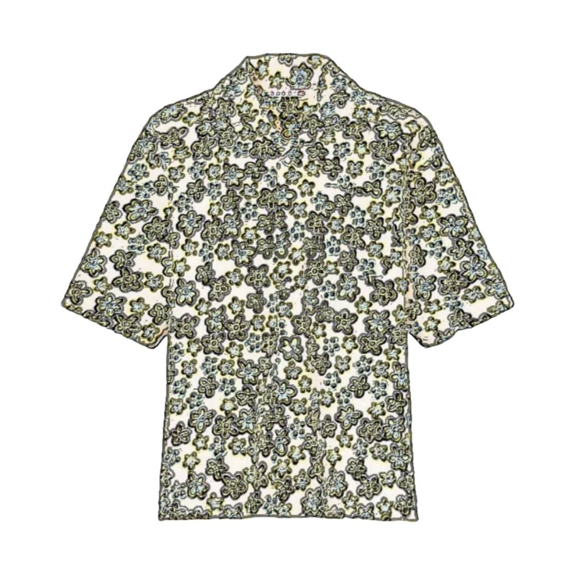 449636-01 Uniqlo x Marni Oversized Open Collar Shirt Off White