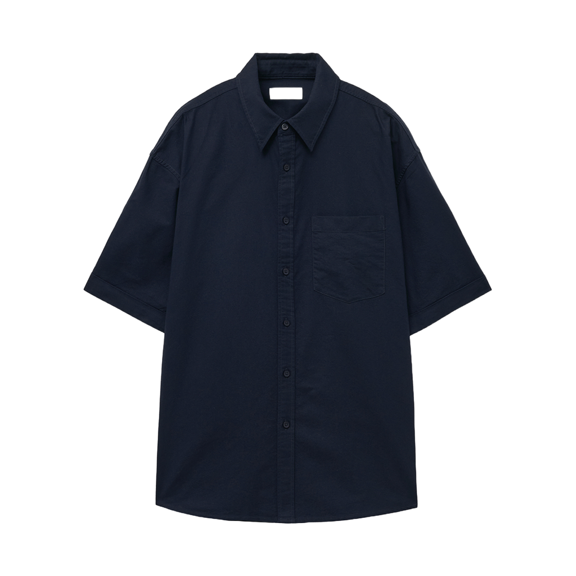 TNSH5E205N2 TNGT Over-fit Oxford Half Shirts Navy
