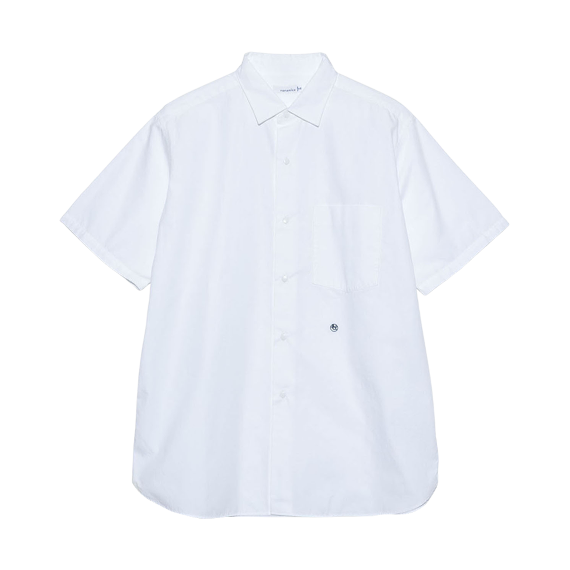 SUGS405 Nanamica Regular Collar Wind S/S Shirt Off White