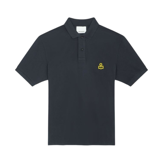 PL0003HA-B1N11H-02AN Isabel Marant Afko Polo Anthracite - 24SS