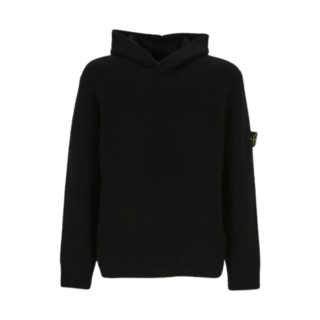 7715515D5-V0020 Stone Island 515D5 Wappen Patch Mohair Wool Hooded Knit Navy Blue - 22FW