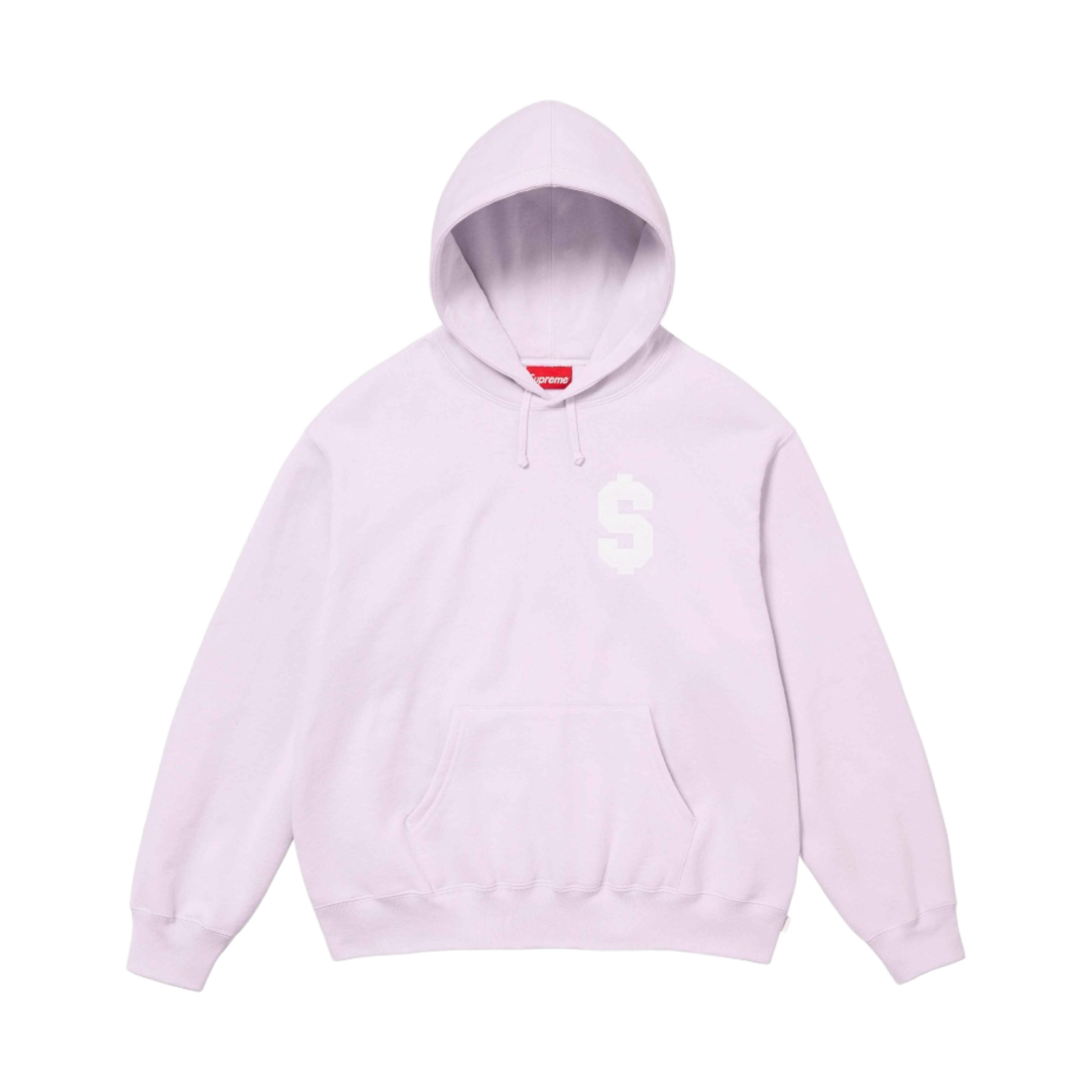 - Supreme $ Hooded Sweatshirt Light Purple - 24SS