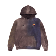 Nike FC Barcelona x Travis Scott Split Dye Crest Hoodie Multicolor