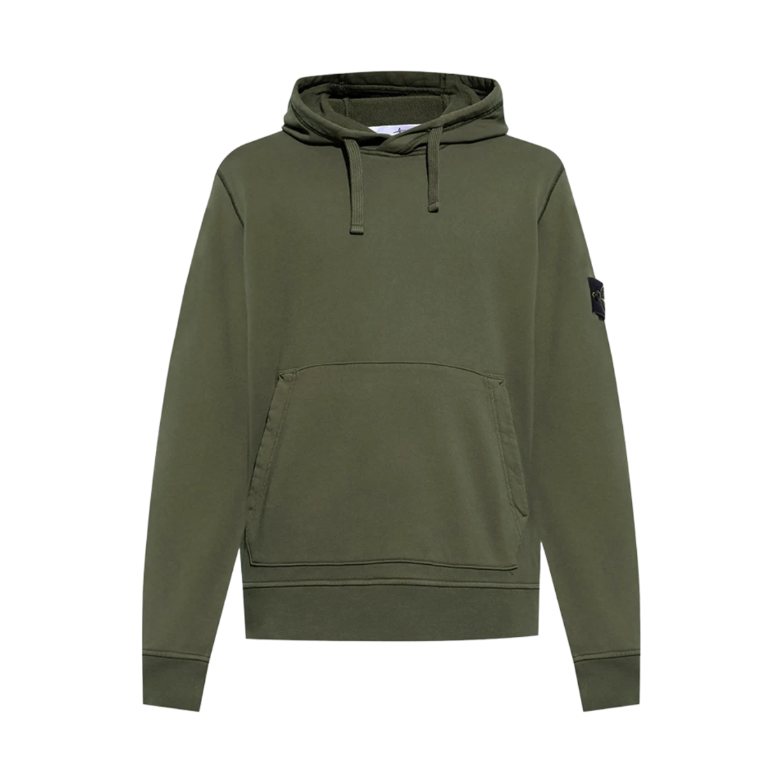Stone Island Stone Island 6100045 Organic Cotton Fleece Hooded Sweatshirt Military Green - 25SS · S
