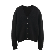 Saint Mxxxxxx Mohair Cardigan Black - 24AW