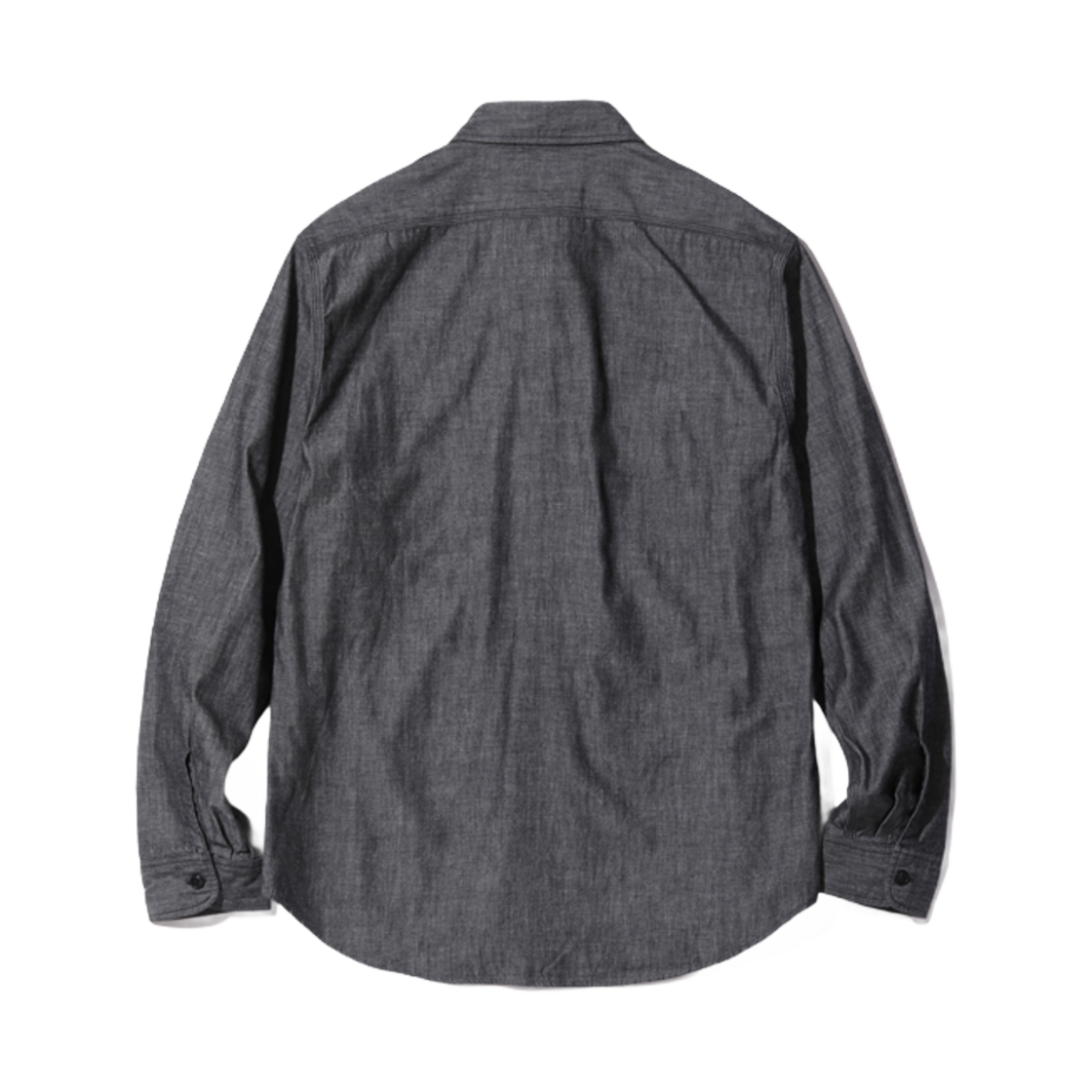 슈가 케인 블랙 샴브레이 워크 셔츠 원 워시(Sugar Cane Black Chambray Work Shirt One Wash) - 2