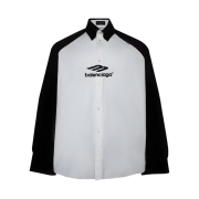 Balenciaga B Logo Raglan Shirt Black