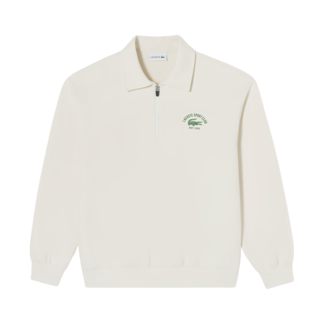 라코스테 테니스 스웨트 폴로 풀오버 화이트(Lacoste Tennis Sweat Polo Pullover White) - 1