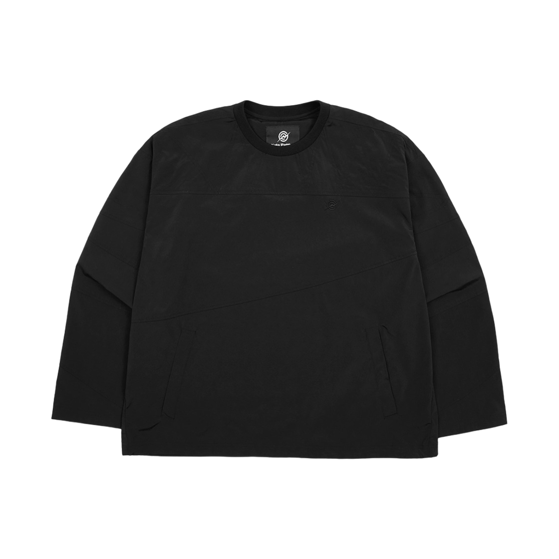 KB1SH1702MBK KALA PATTHAR Nylon Woven String T-Shirts Black