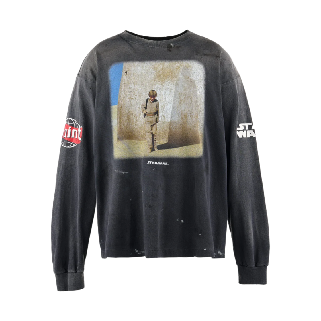 HR8-0000-C64 Saint Mxxxxxx x Star Wars Darthvader L/S T-Shirt Black - 25SS