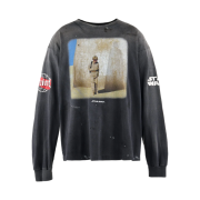 Saint Mxxxxxx x Star Wars Darthvader L/S T-Shirt Black - 25SS
