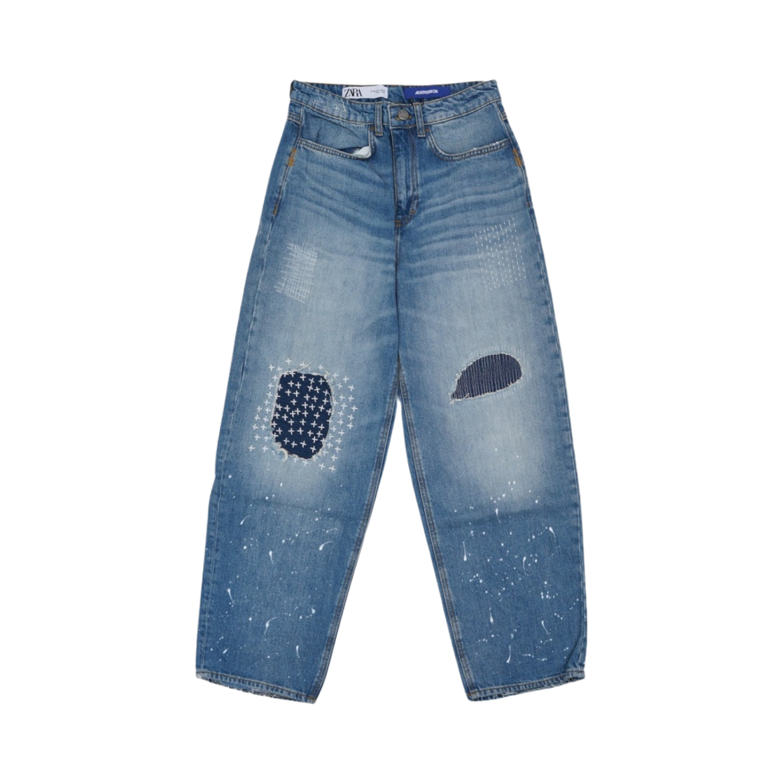 9863/041/400 Zara x Ader Error Patchwork Jeans Blue