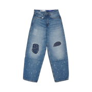 Zara x Ader Error Patchwork Jeans Blue