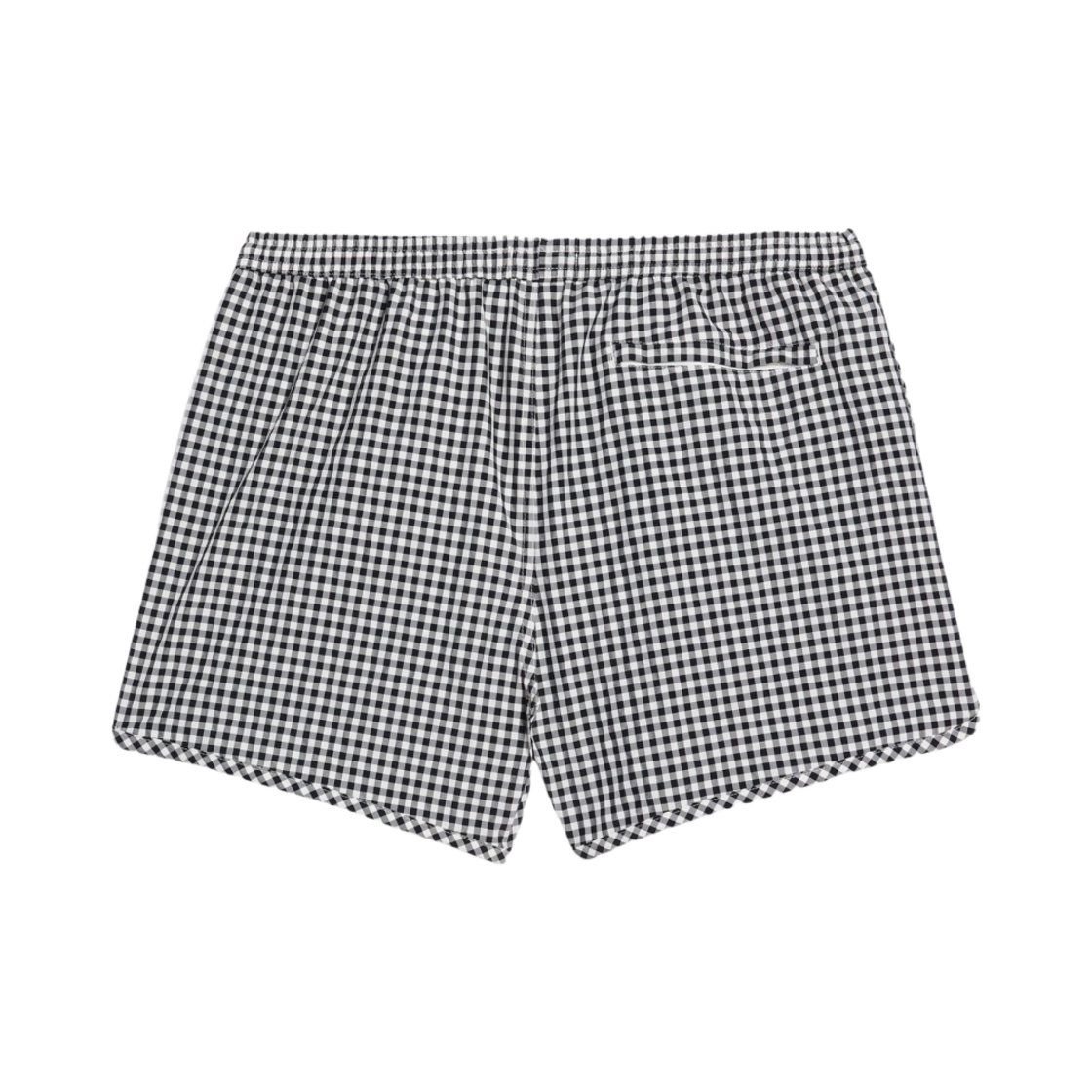 아미 하트 로고 스윔 쇼츠 블랙 화이트(AMI de Coeur Swim Shorts Black White) - 2