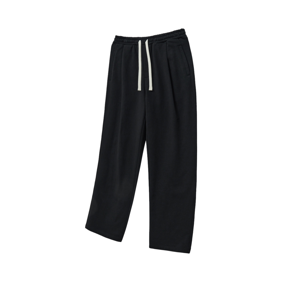 TNPA4E108BK TNGT Wide-fit One Tuck Sweat Pants Black