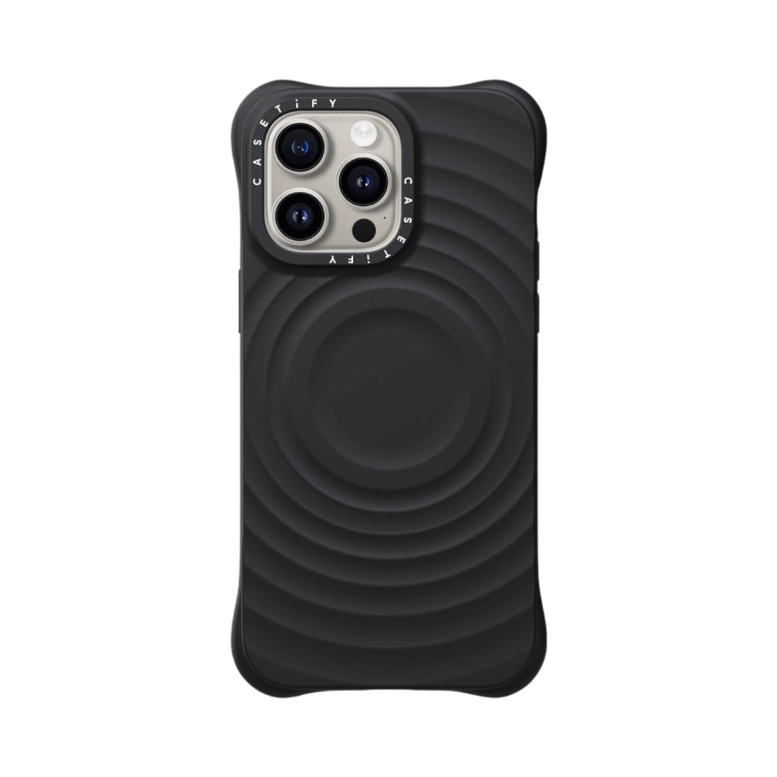케이스티파이 아이폰 맥세이프 리플 케이스 블랙(Casetify iPhone MagSafe Ripple Case Black)