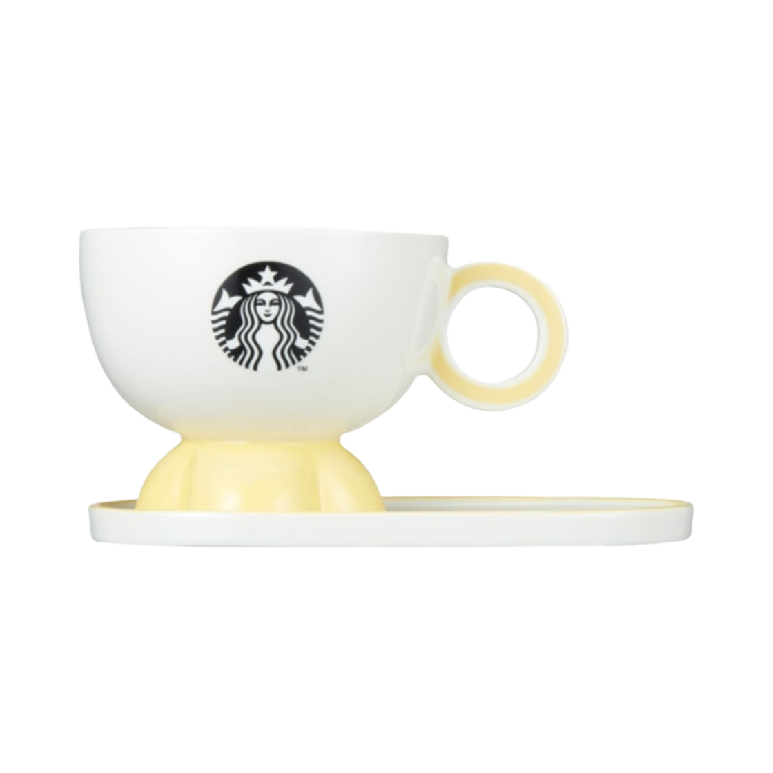 - Starbucks Flower Garden Yellow Mug & Saucer 355ml
