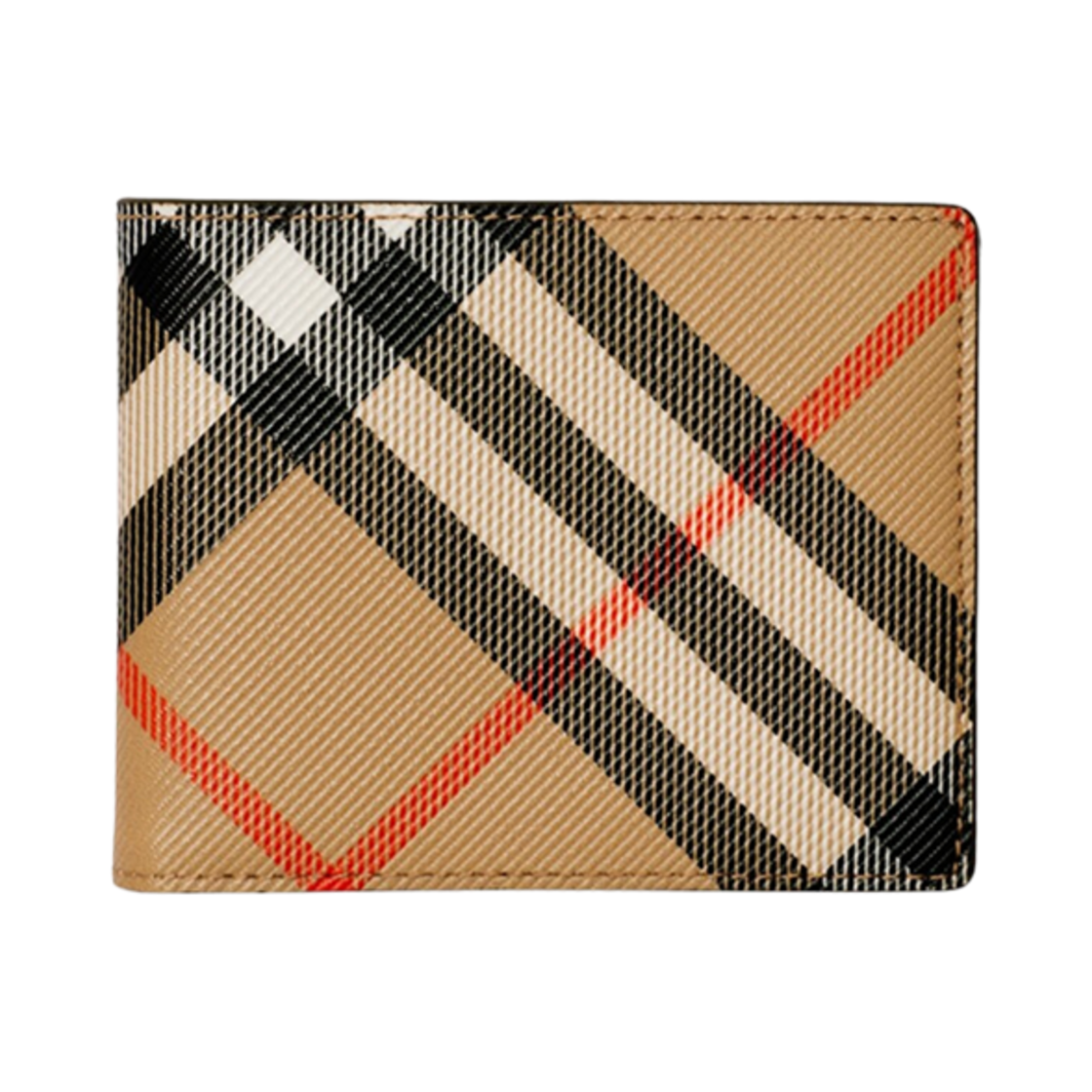 버버리 체크 반지갑 샌드(Burberry Check Bifold Wallet Sand)