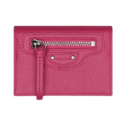 Balenciaga Neo Classic Mini Wallet Fuchsia