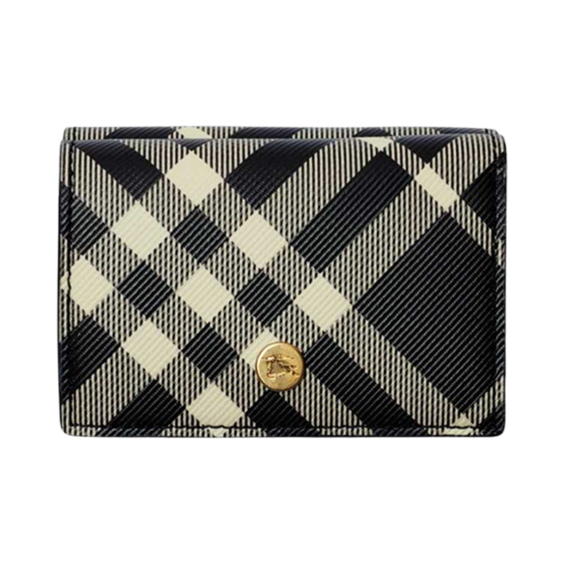 버버리 체크 컴팩트 웰렛 블랙 칼리코(Burberry Check Compact Wallet Black Calico) - 4