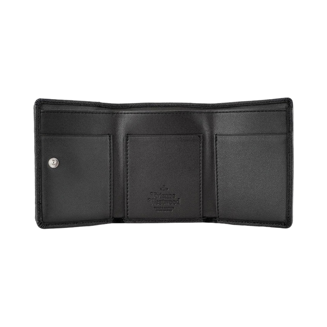 비비안 웨스트우드 사피아노 스몰 플랩 퍼스 블랙(Vivienne Westwood Saffiano Small Flap Purse Black) - 2