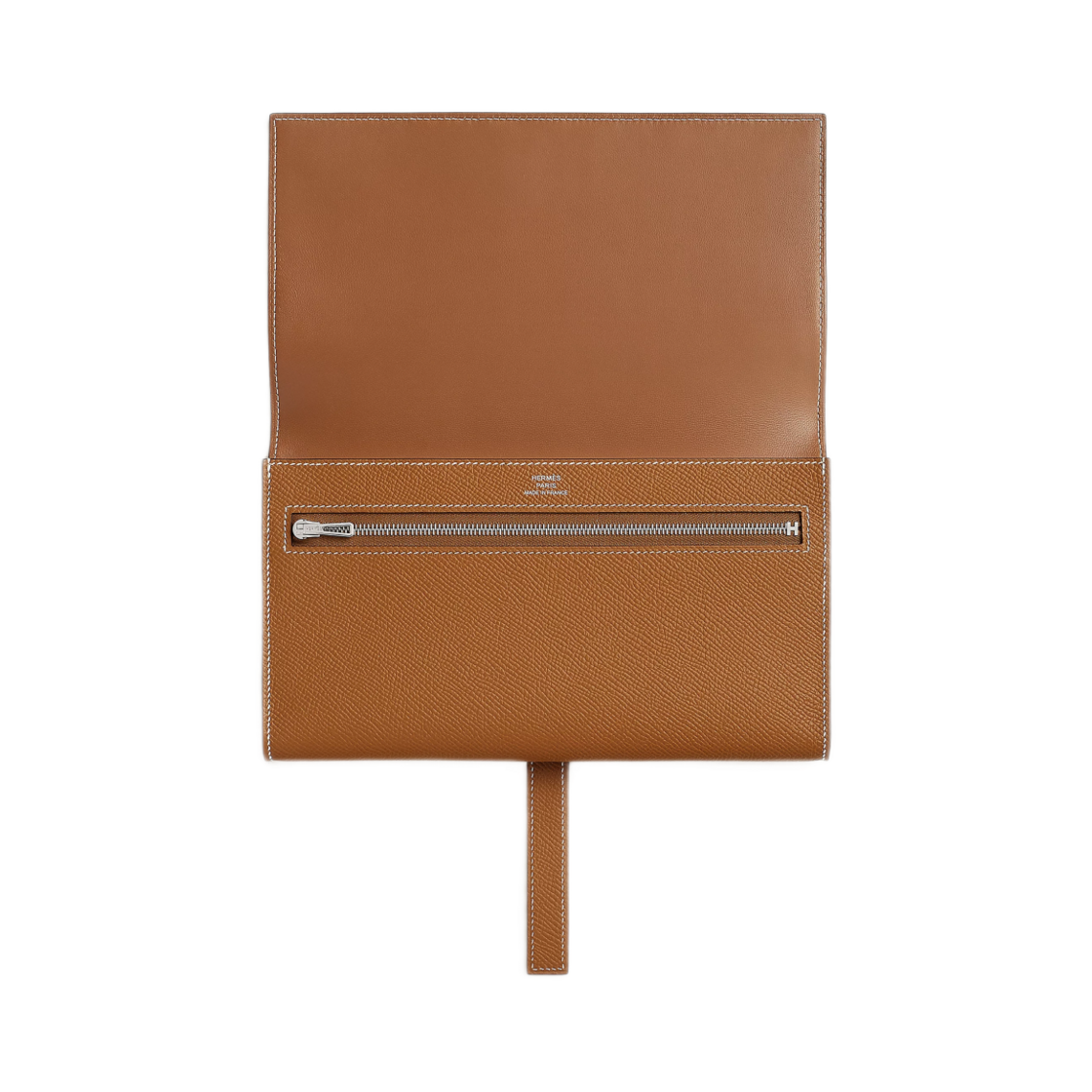 에르메스 뉴 H 빠썽 뚜떵맹 지갑 앱송 & 팔라듐 하드웨어 골드(Hermes New H Passant Toutenmain Wallet Epsom & Palladium Gold) - 2