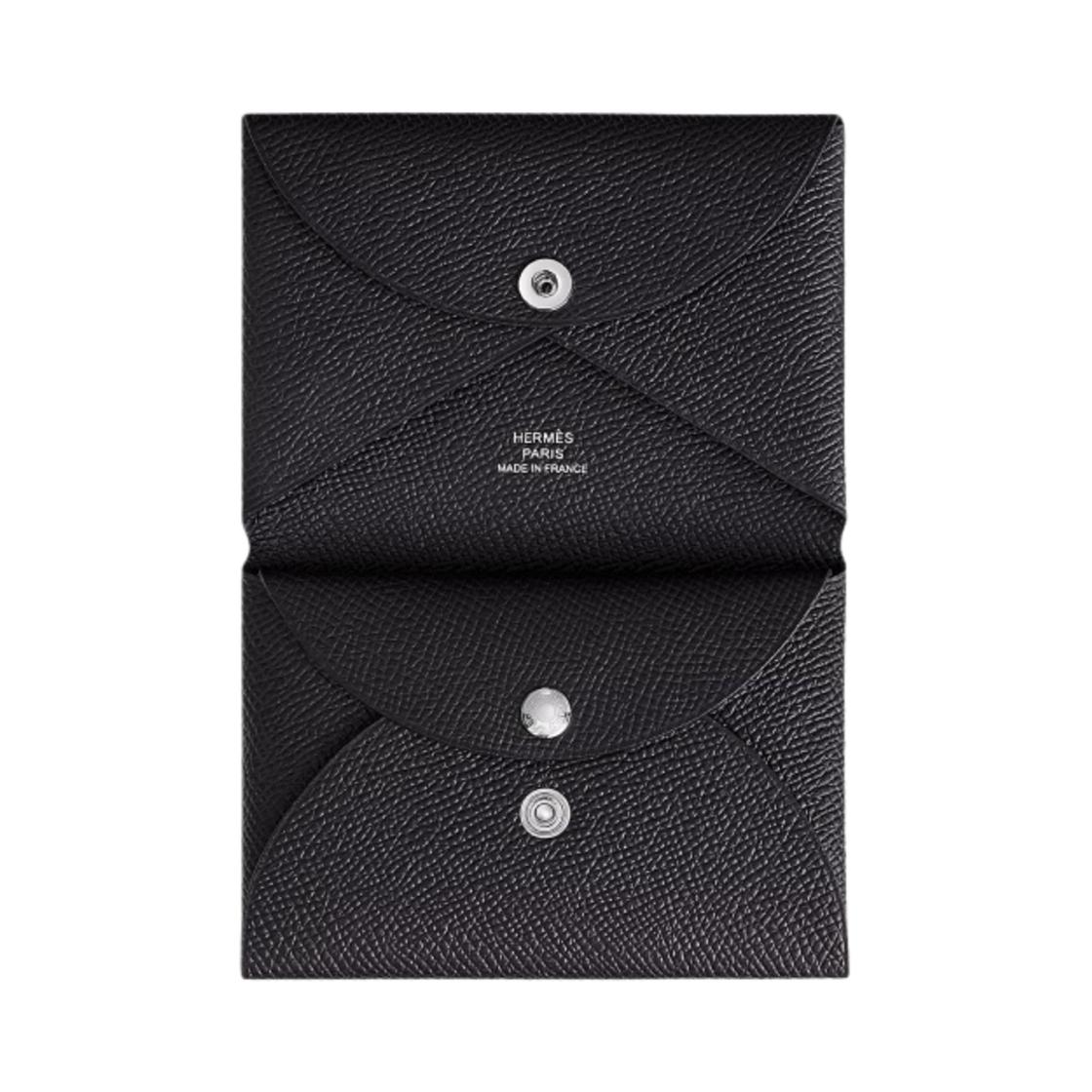에르메스 칼비 듀오 카드 홀더 앱송 & 팔라듐 하드웨어 그래파이트(Hermes Calvi Duo Card Holder Epsom & Palladium Graphite) - 2