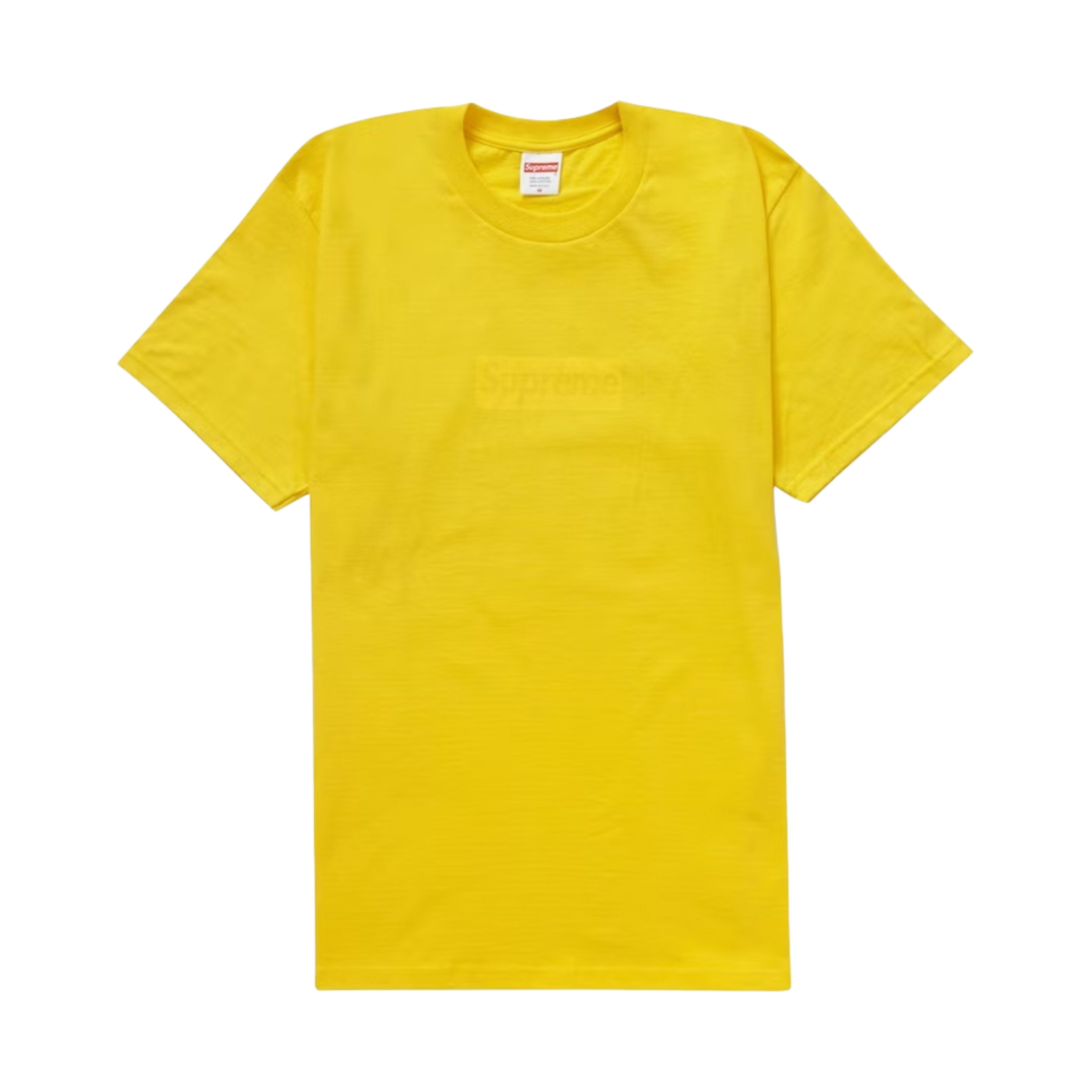 슈프림 토날 박스로고 티셔츠 옐로우 - 23SS(Supreme Tonal Box Logo T-Shirt Yellow - 23SS) - 1