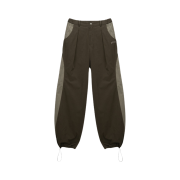 Art Of Field Round Colorway Pintuck Pants Khaki Brown