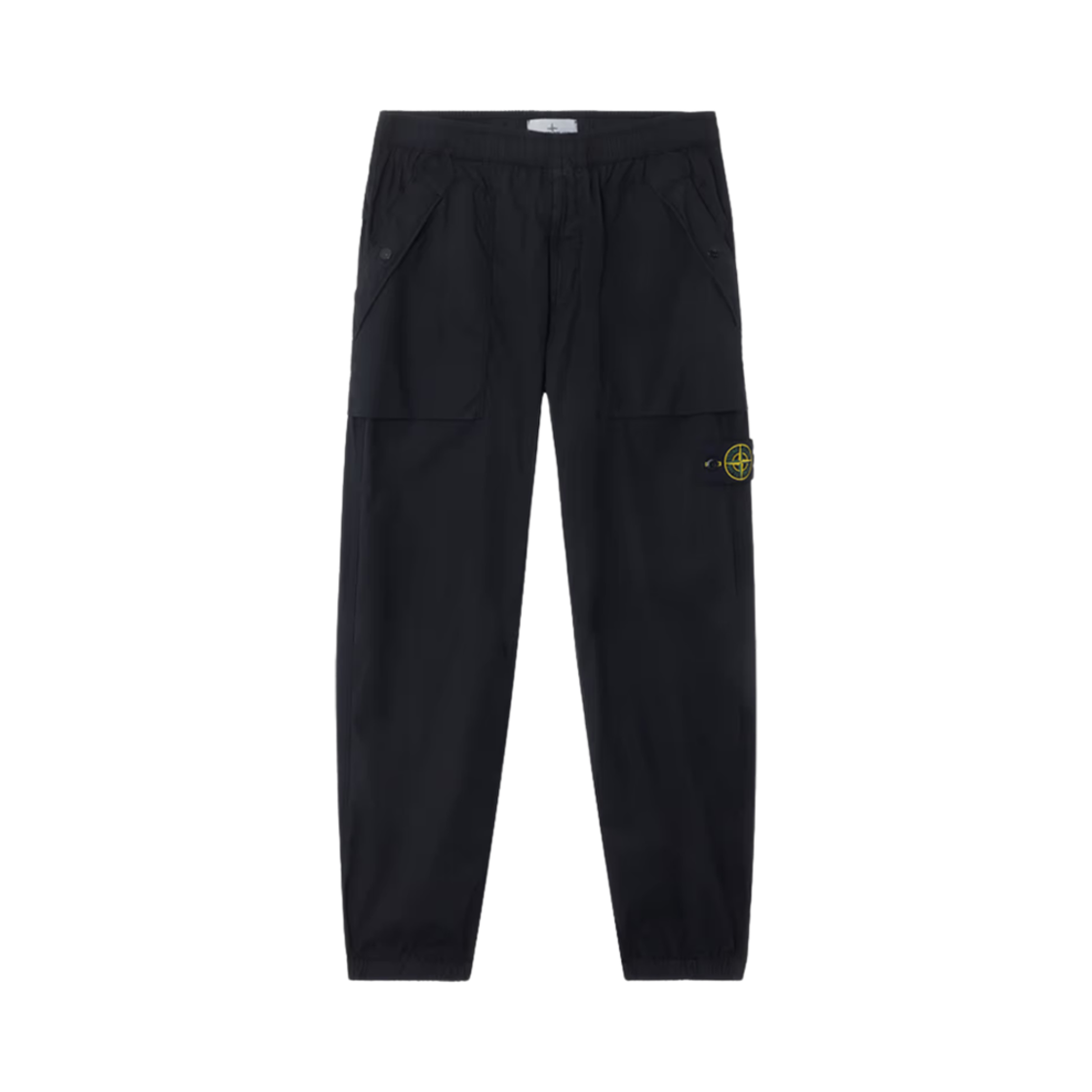 K1S1531000-17S0003-V0020 Stone Island 3100017 Stretch Cotton Tela Paracadute Regular Fit Jogger Trousers Navy Blue - 25SS