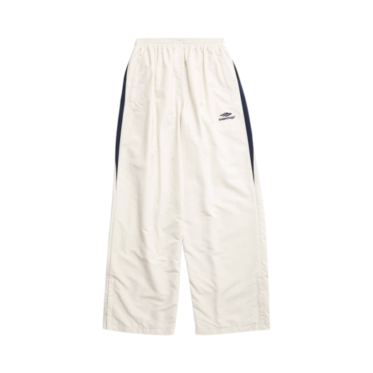 Balenciaga 3B Sports Icon Medium Fit Tracksuit Pants White