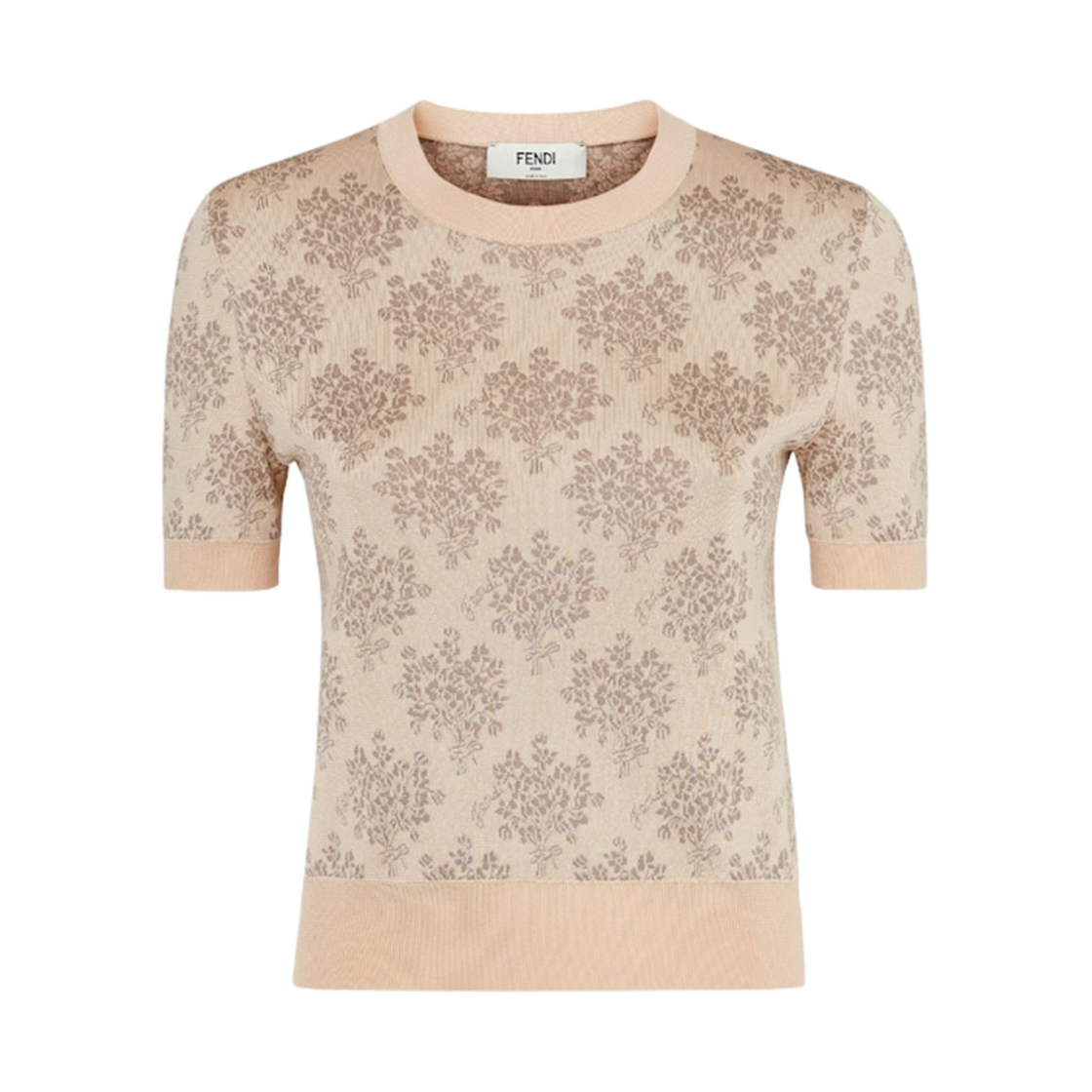 FZXD12AUHSF1RX0 (W) Fendi Viscose Sweater Pink