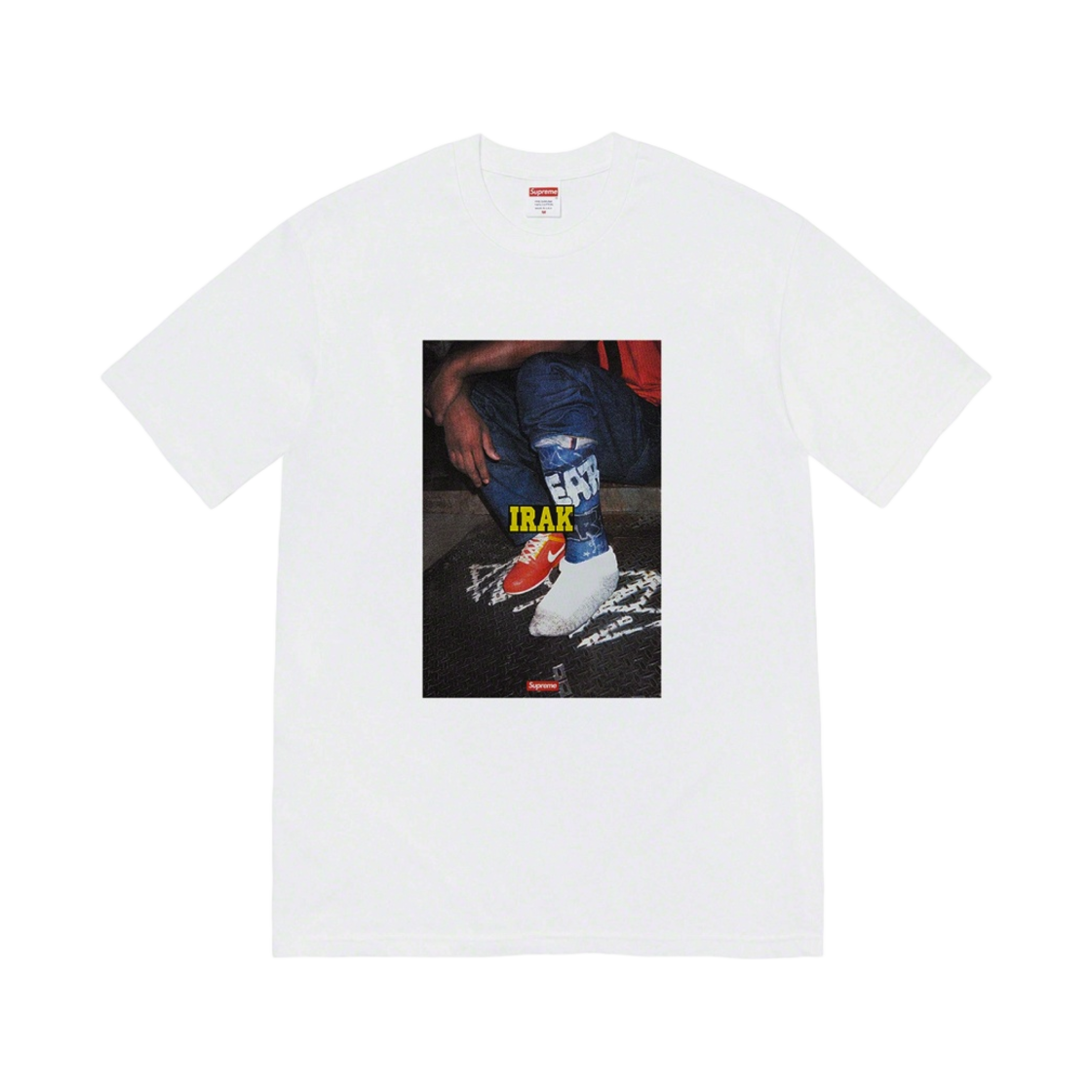 슈프림 x 이라크 캐스트 티셔츠 화이트 - 22FW(Supreme x Irak Cast T-Shirt White - 22FW) - 1