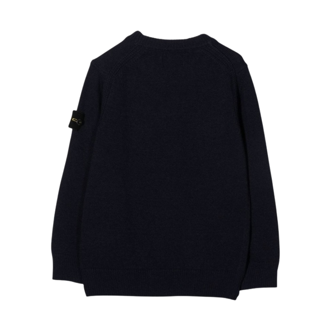 (키즈) 스톤 아일랜드 502A1 스타킹 스티치 캐시미어 울 크루넥 니트 네이비 블루 - 22FW((Kids) Stone Island 502A1 Stocking Stitch Cashmere Wool Crewneck Knit Navy Blue - 22FW) - 2
