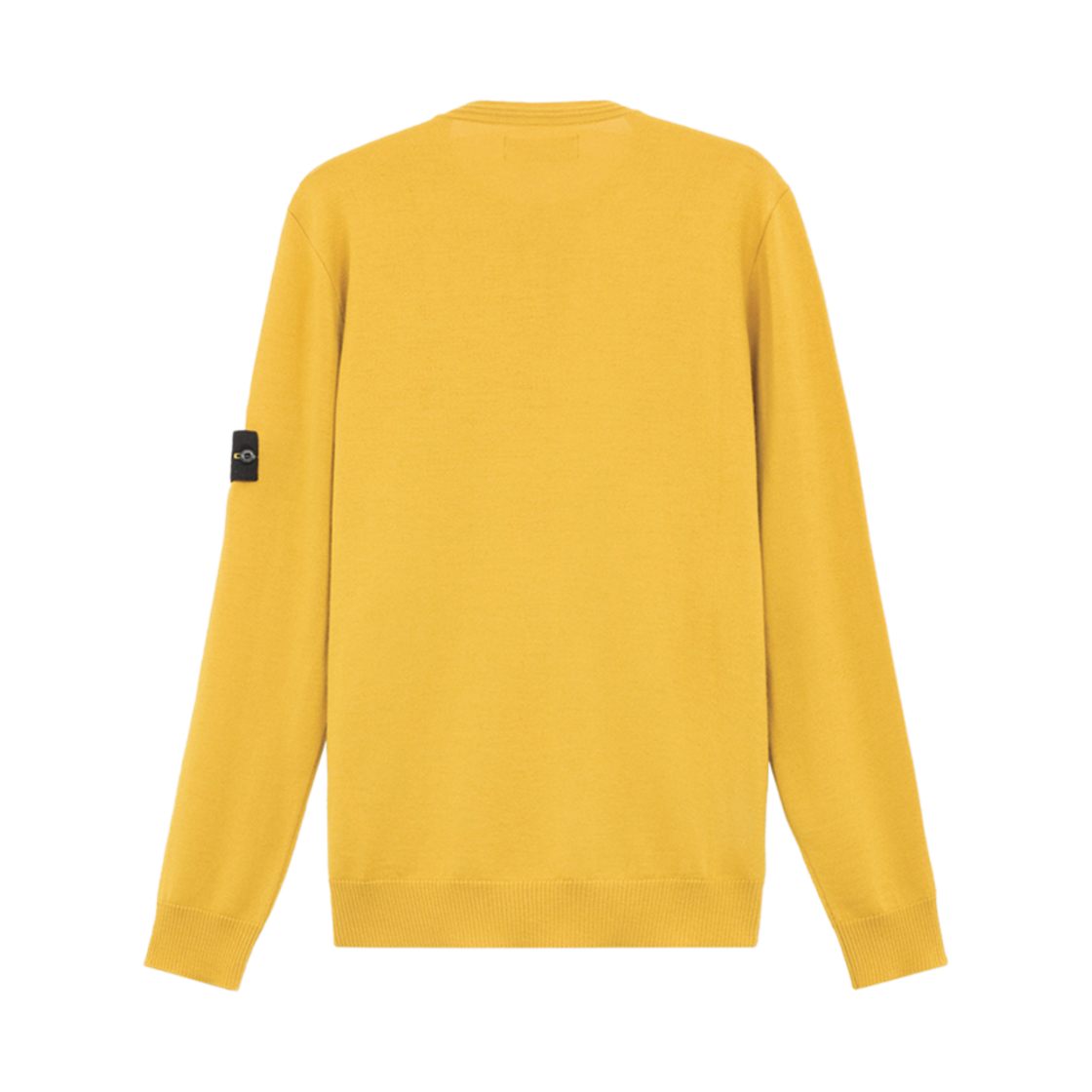 스톤 아일랜드 510C4 라이트 퓨어 RWS 울 크루넥 스웨터 위드 리빙 머스타드 - 24FW(Stone Island 510C4 Light Pure RWS Wool Crewneck Sweater with Ribbing Mustard - 24FW) - 2